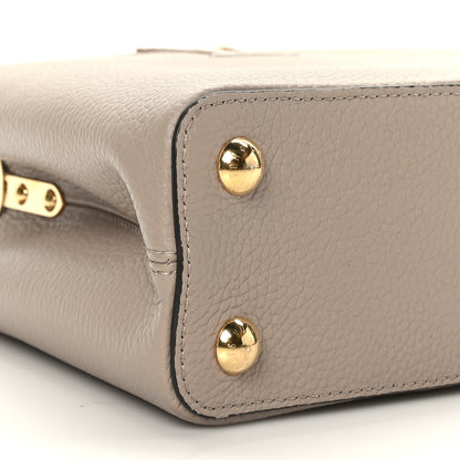 Louis Vuitton Taurillon Capucines BB Galet 7 of 8