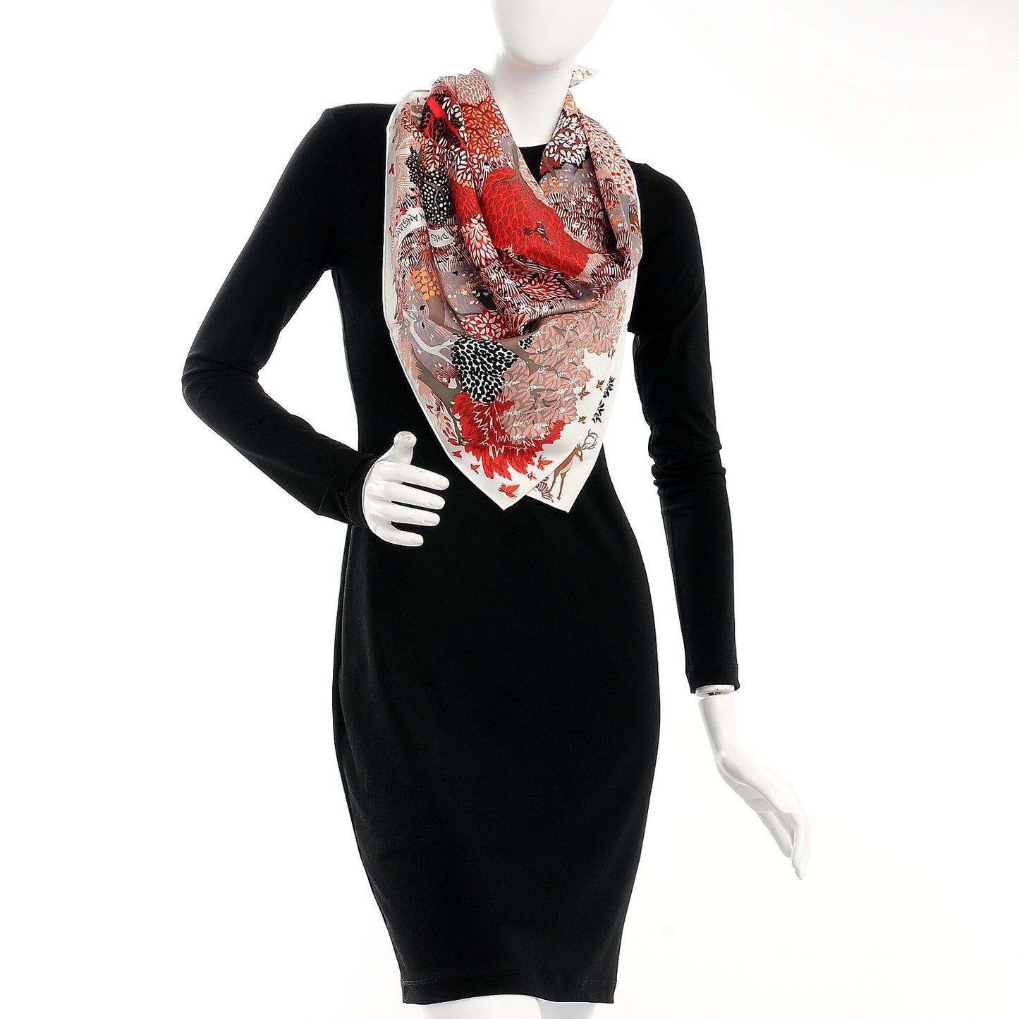 Silk Dans Un Jardin Anglais Scarf 90