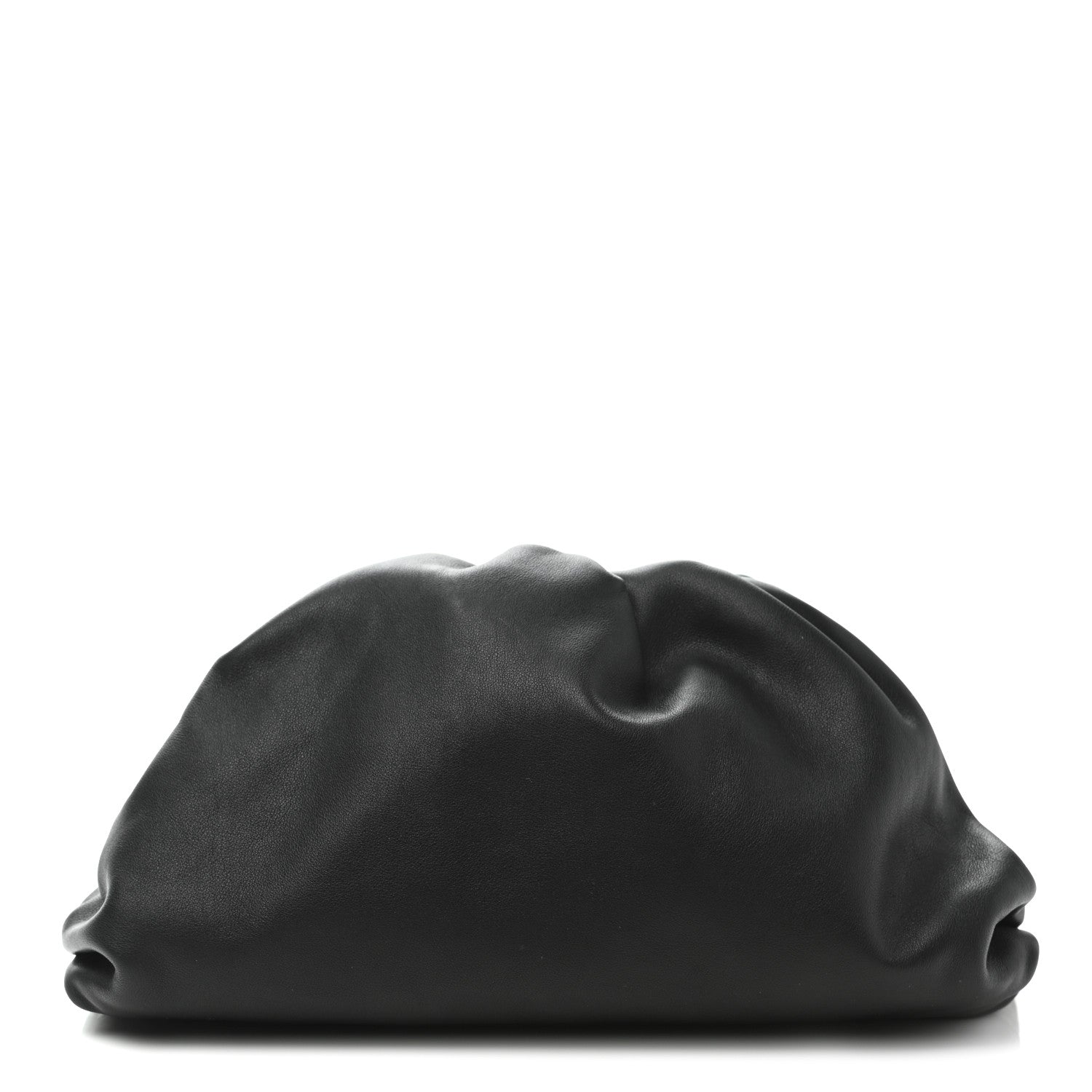 Bottega Veneta Smooth Butter Calf The Pouch Oversized Clutch Black 1 of 9