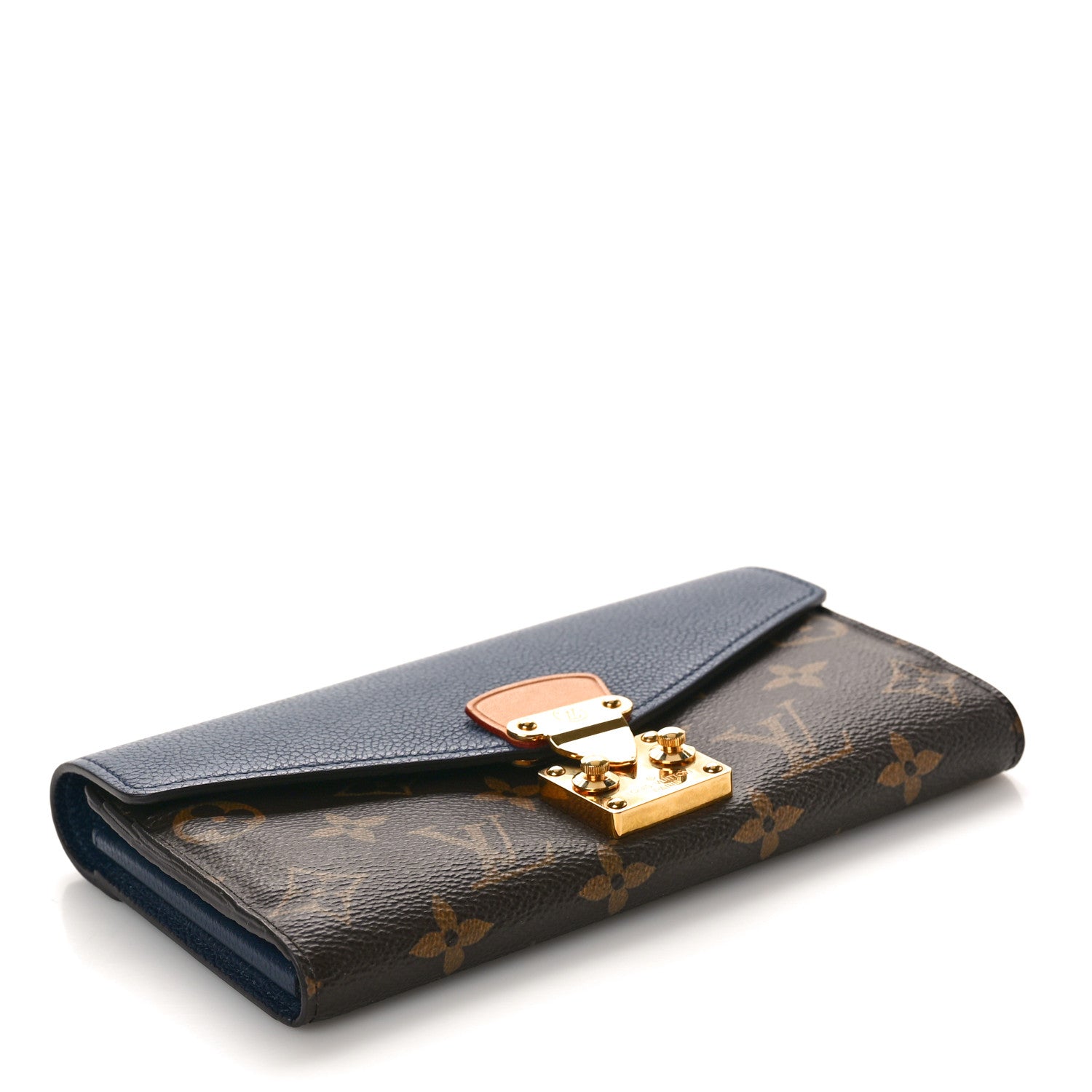 Louis Vuitton Monogram Pallas Wallet Blue Marine 4 of 7