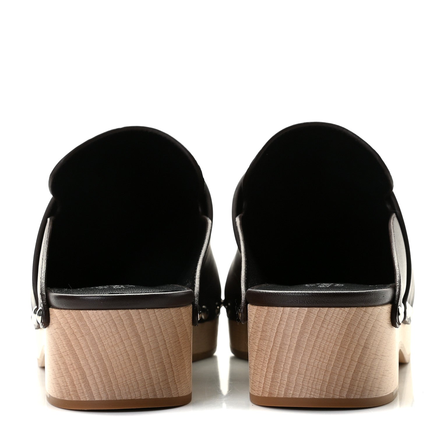 Hermes Calfskin Calya Mules 36 Cafe 5 of 9