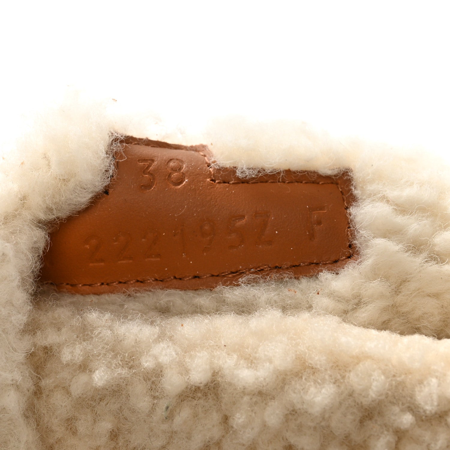 Hermes Suede Goatskin Woolskin Womens Chypre Sandals 38 Naturel Ecru 8 of 11