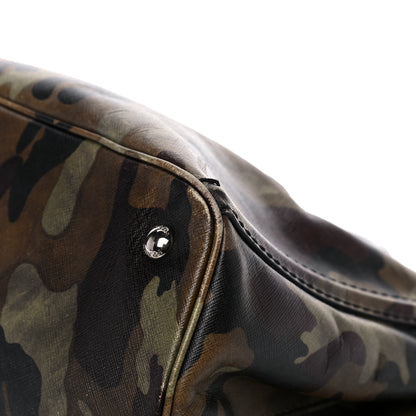 Prada Saffiano Camouflage Military Tote Mimetico 9 of 20