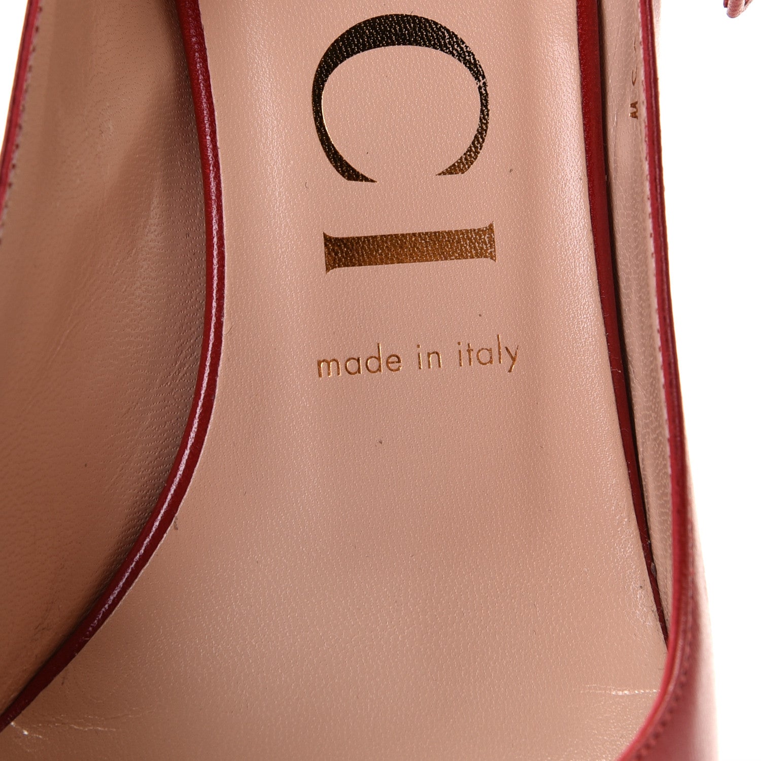 Gucci Malaga Kid Sylvie Web Mid Heel Pumps 39 Hibiscus Red 7 of 12