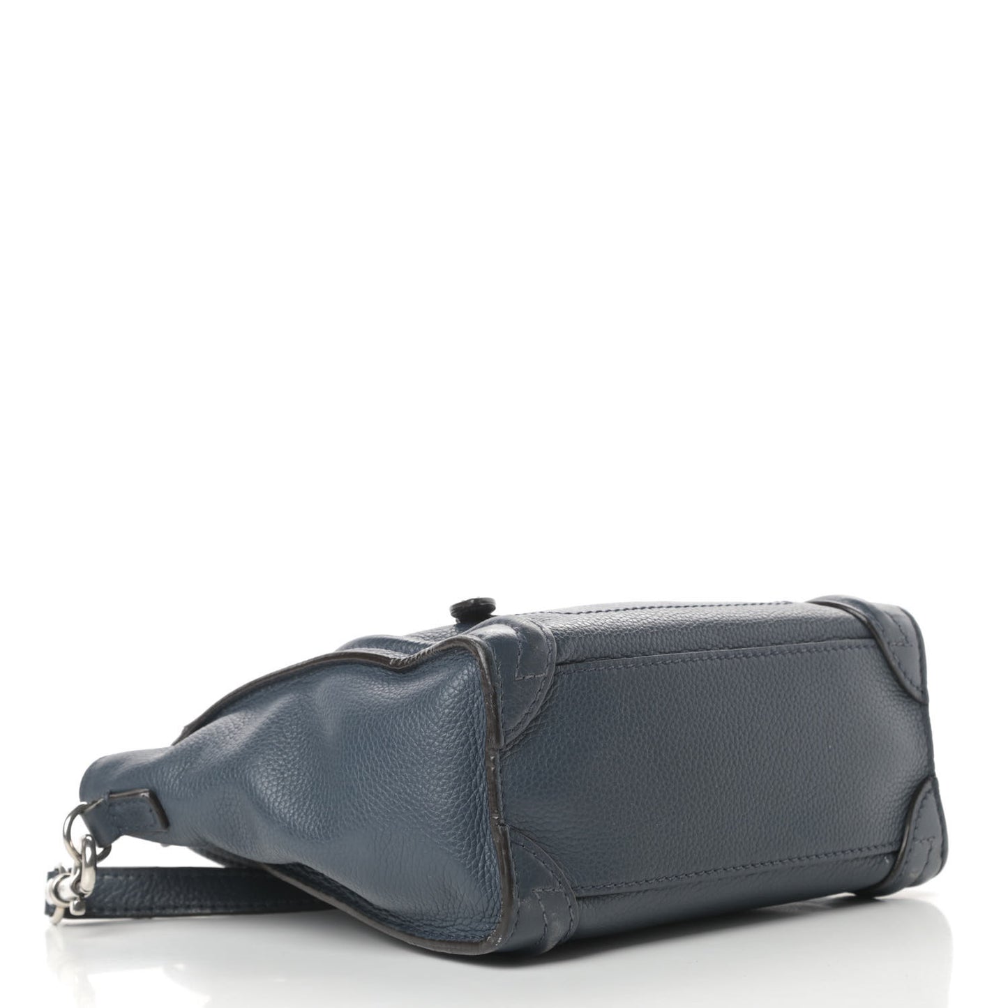 Drummed Calfskin Nano Luggage Orage