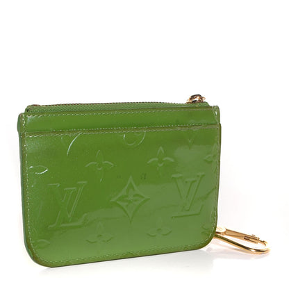 Louis Vuitton Vernis Key Pouch Vert Tonic 3 of 7