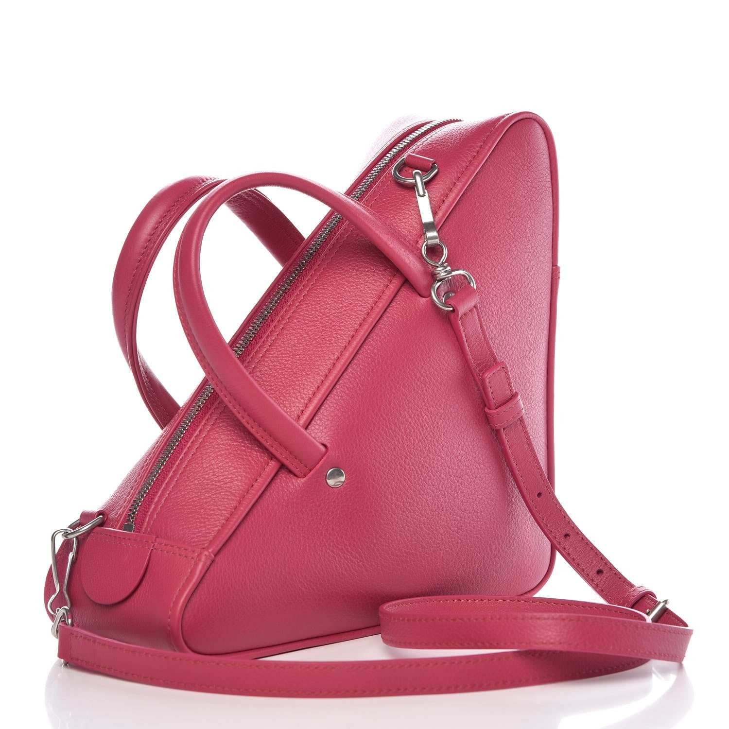Balenciaga Calfskin S Triangle Duffle Pink 3 of 8