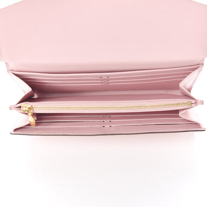 Louis Vuitton Vernis Sarah Wallet NM Rose Ballerine 5 of 16