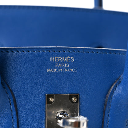 Hermes Swift Birkin 25 Bleu France 6 of 10