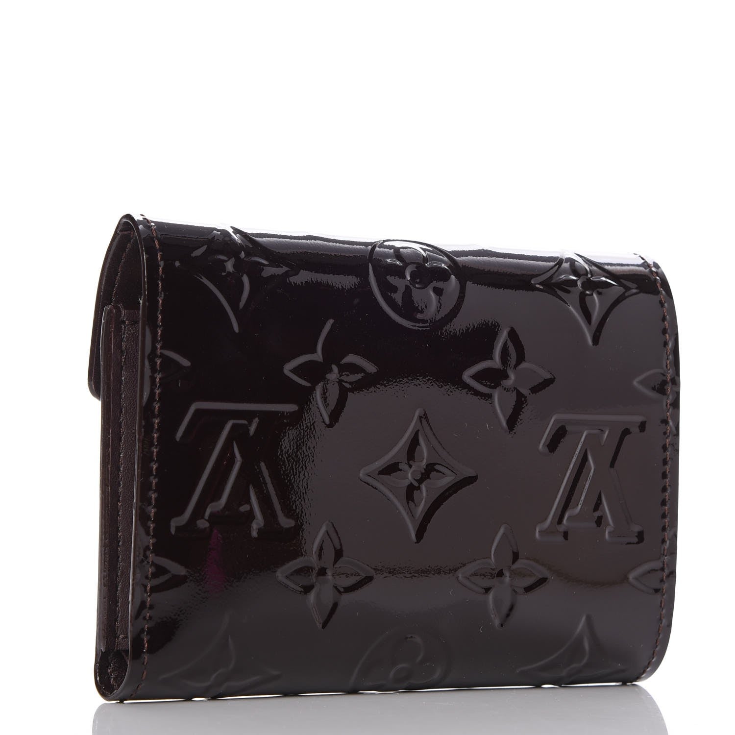 Louis Vuitton Vernis Victorine Wallet Amarante 3 of 9