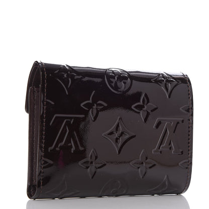 Louis Vuitton Vernis Victorine Wallet Amarante 3 of 9