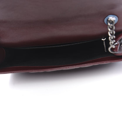 Chanel Goatskin Quilted Large City Rock Flap Burgundy 5 of 10