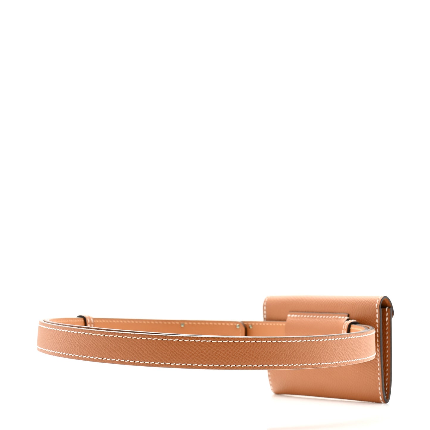 Epsom Kelly Pocket Belt Gold