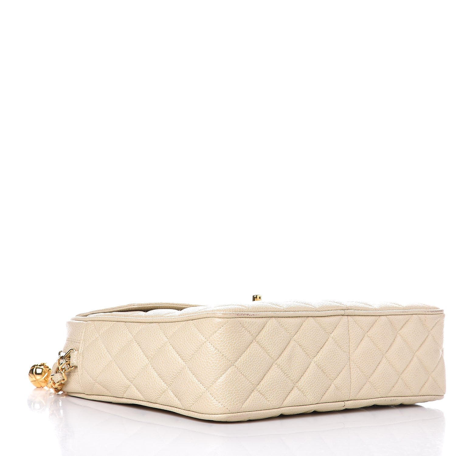 Chanel Caviar Quilted Camera Case Beige Clair 4 of 13