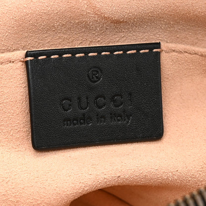 Gucci Calfskin Matelasse GG Marmont Belt Bag 85 34 Black 6 of 11