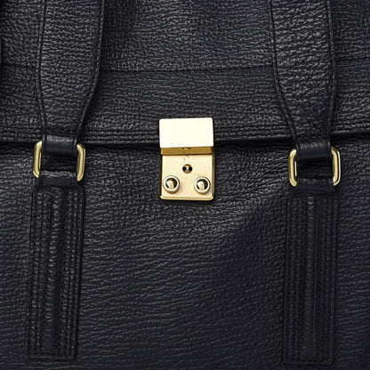 3.1 Phillip Lim 3.1 Textured Calfskin Medium Pashli Satchel Black 8 of 11
