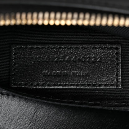 Saint Laurent Calfskin Matelasse Monogram Lou Camera Bag Black 7 of 10