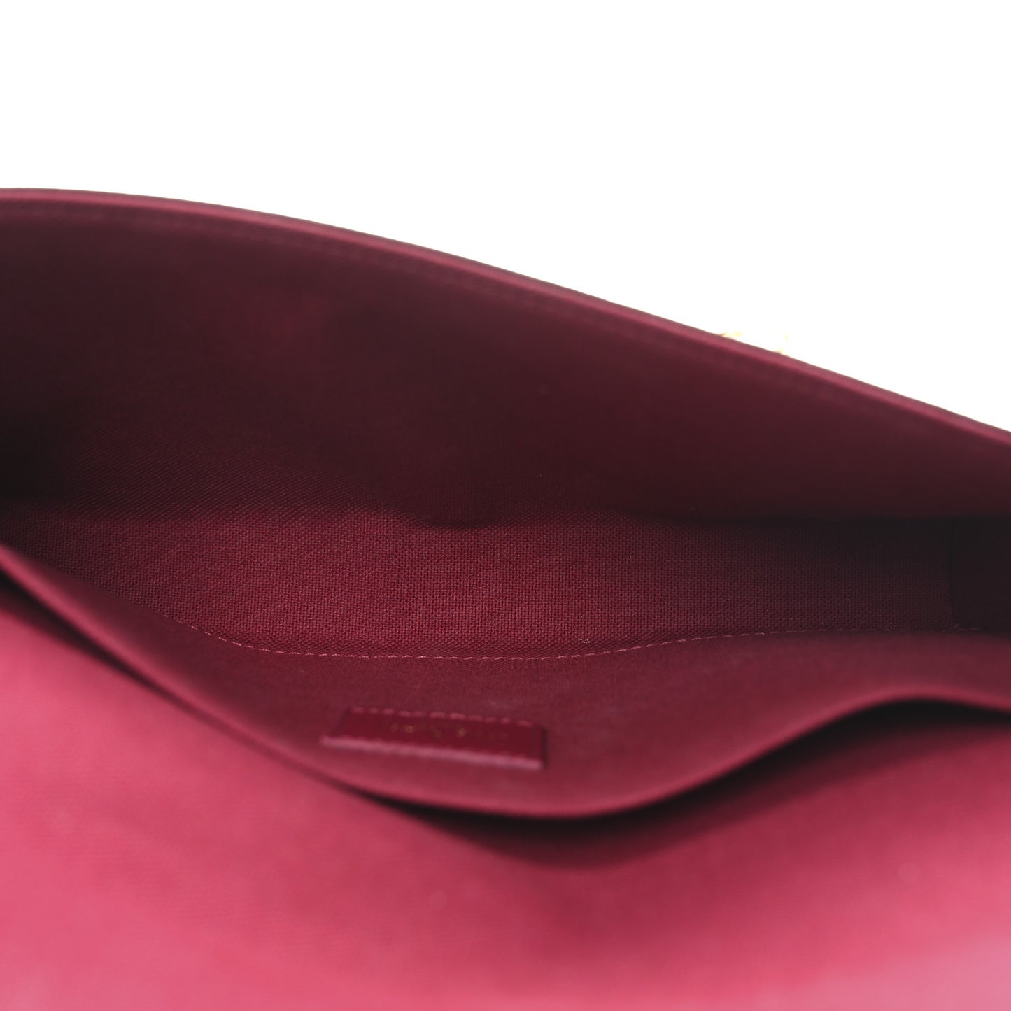 Monogram Pochette Felicie Chain Wallet Fuchsia