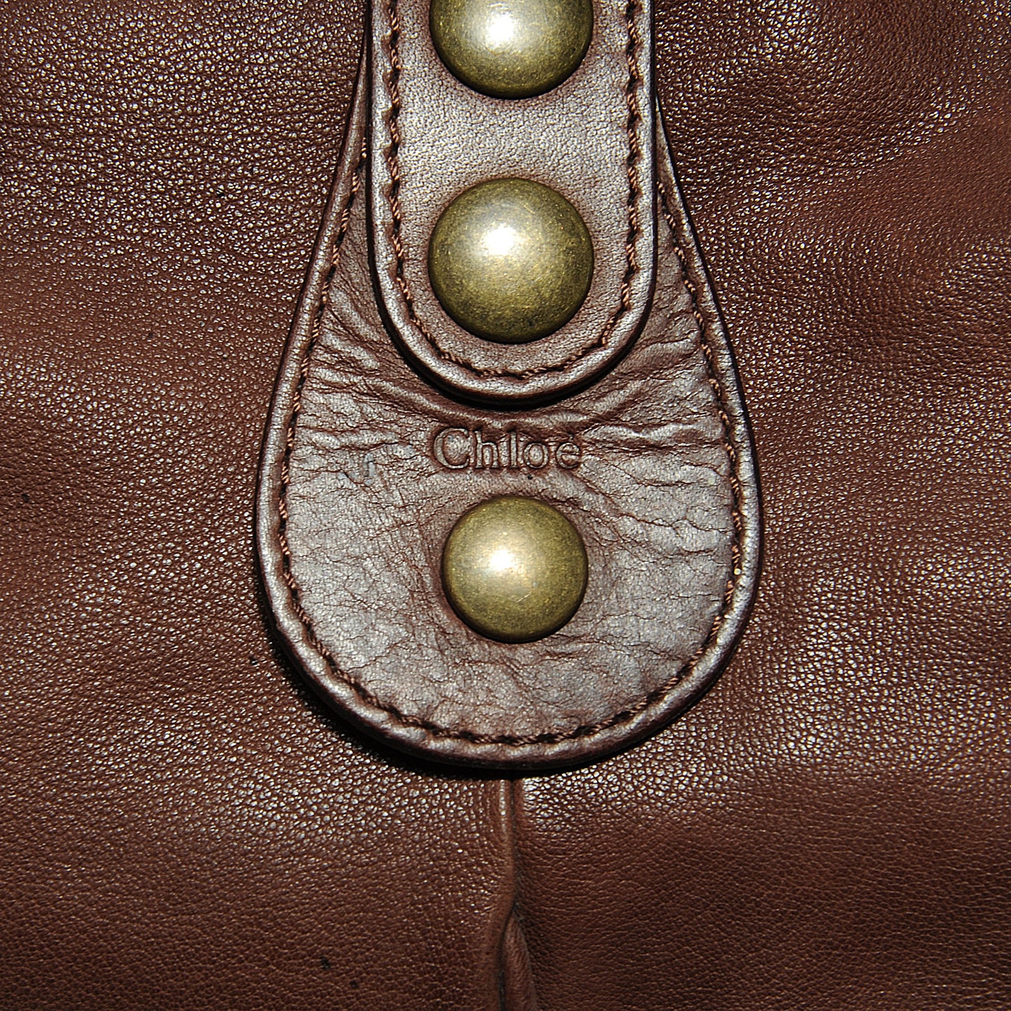 Calfskin Large Silverado Frame Bag Chocolate