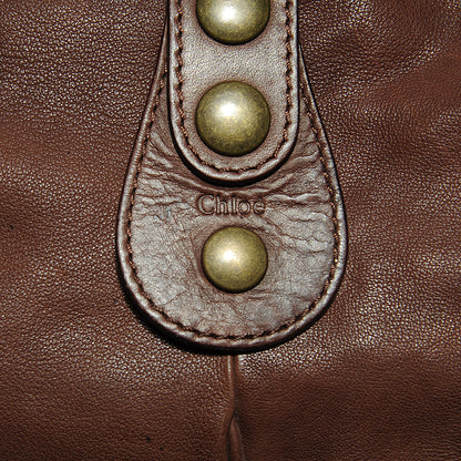 Chloe Calfskin Large Silverado Frame Bag Chocolate 9 of 9