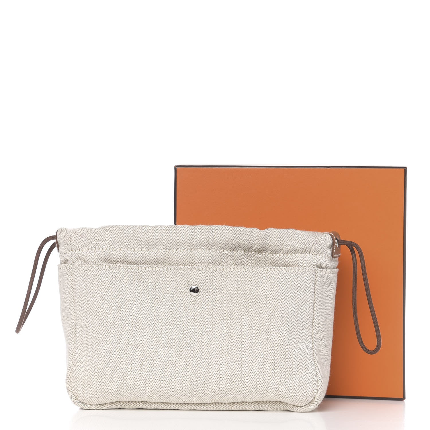 Hermes Canvas Barenia Fourbi 20 PM Pouch Naturel Fauve 11 of 11