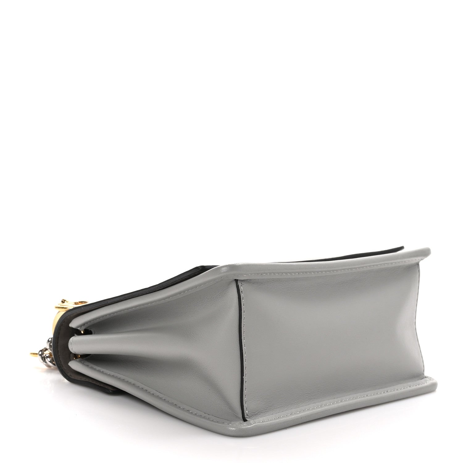 Fendi Vitello Century Opaco F is Fendi Small Kan I Shoulder Bag Grigio Perla 4 of 10