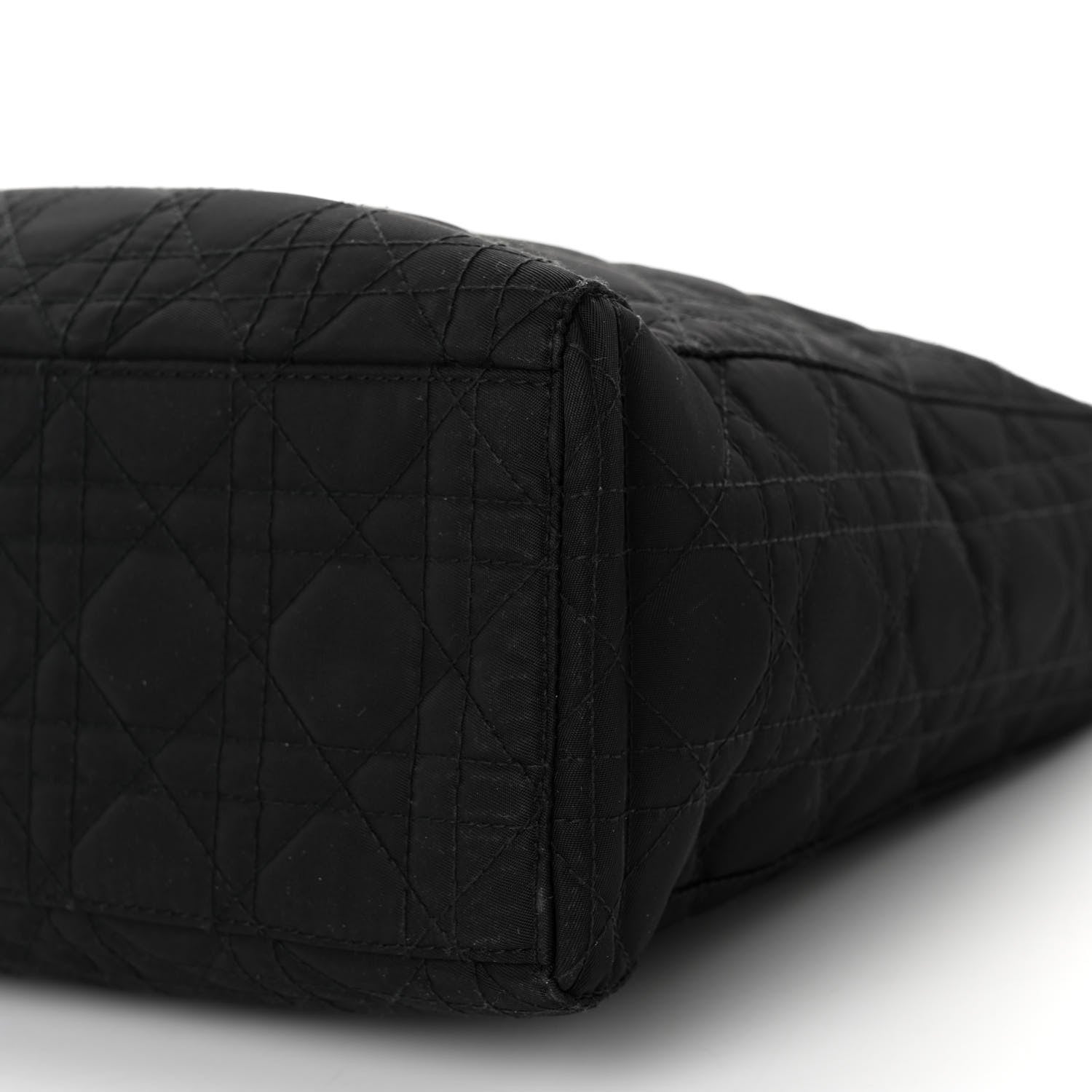 Christian Dior Nylon Cannage Medium Lady Dior Black 9 of 10