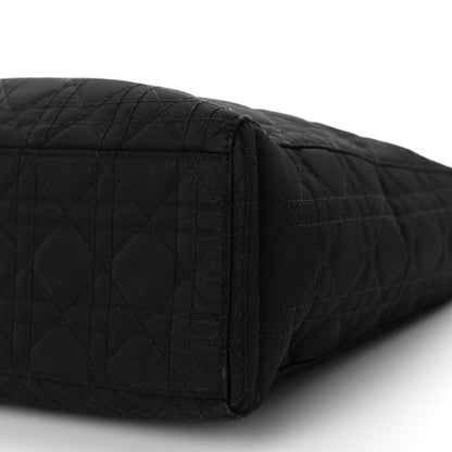 Christian Dior Nylon Cannage Medium Lady Dior Black 9 of 10