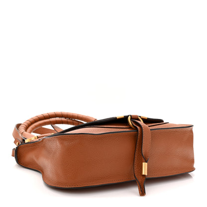Chloe Calfskin Small Marcie Satchel Tan 4 of 11