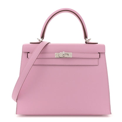 Hermes Epsom Kelly Sellier 25 Mauve Sylvestre 1 of 10