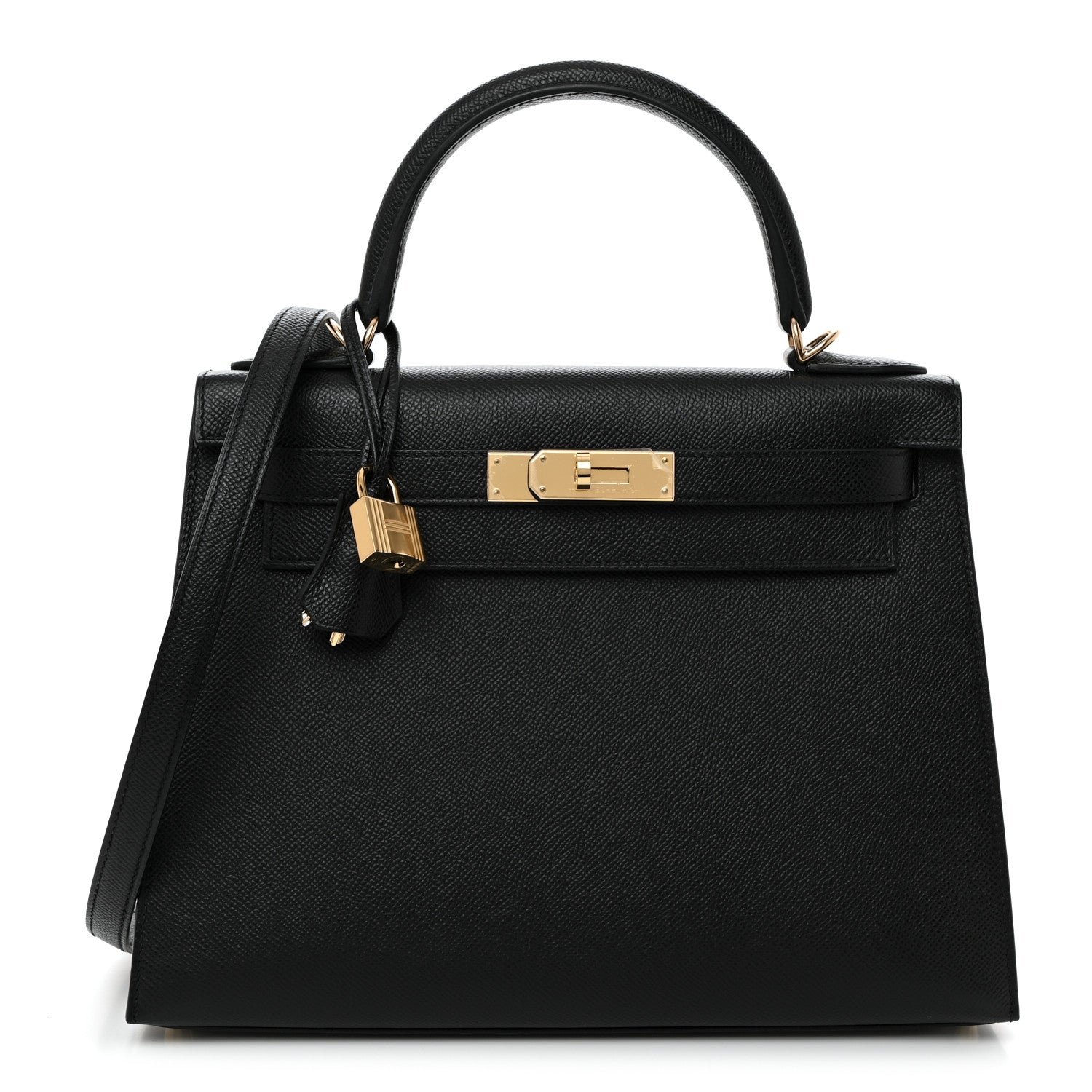 Hermes Epsom Kelly Sellier 28 Black 1 of 11