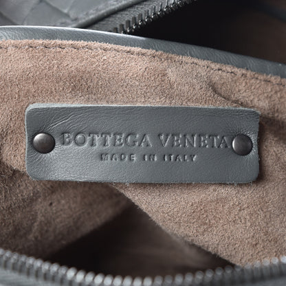 Bottega Veneta Nappa Intrecciato Mini Boston Light Grey 9 of 12