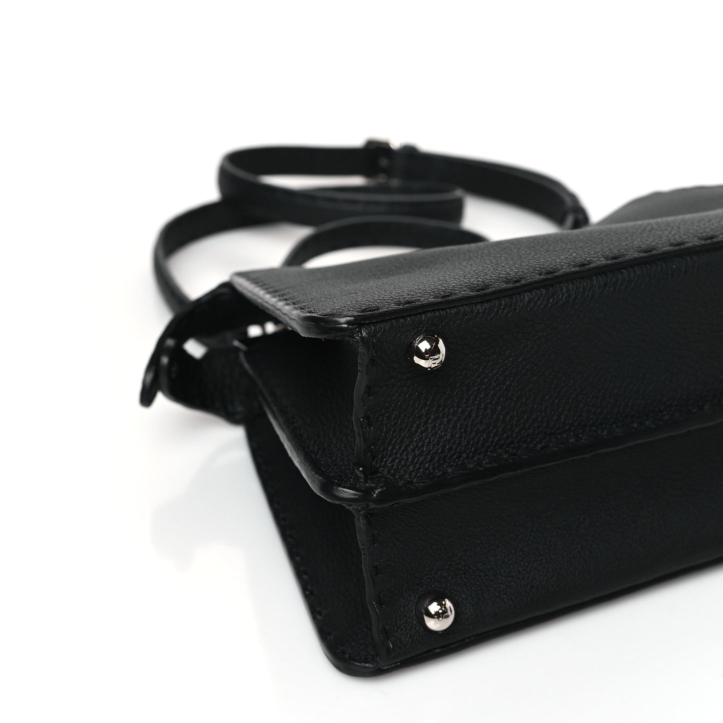 Cuoio Romano Selleria Chamois Small Peekaboo I SEE U Satchel Black Camel Sunflower