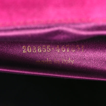 Saint Laurent Textured Patent Large Belle De Jour Clutch Purple 6 of 14
