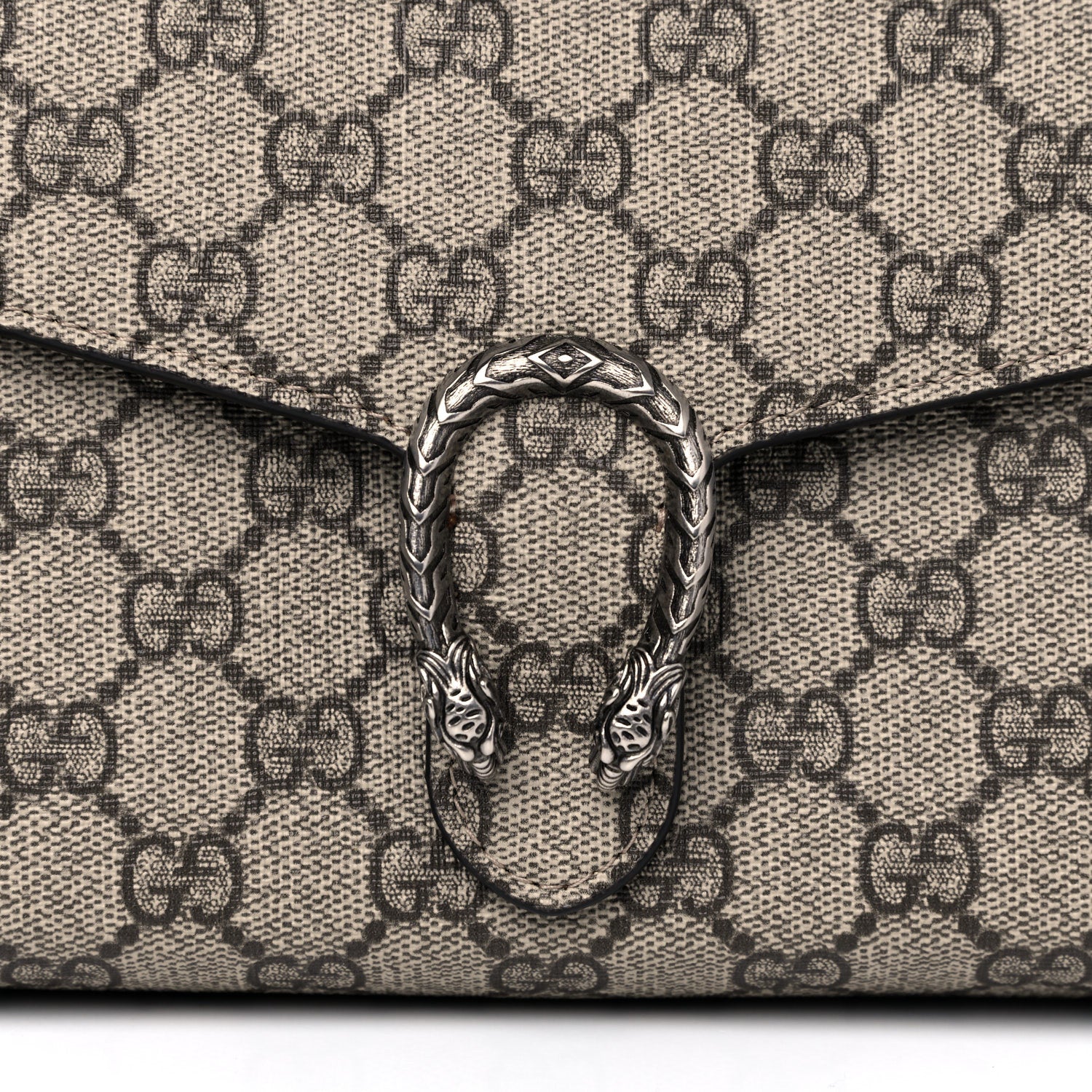 Gucci GG Supreme Monogram Mini Dionysus Chain Wallet Beige Taupe 9 of 13