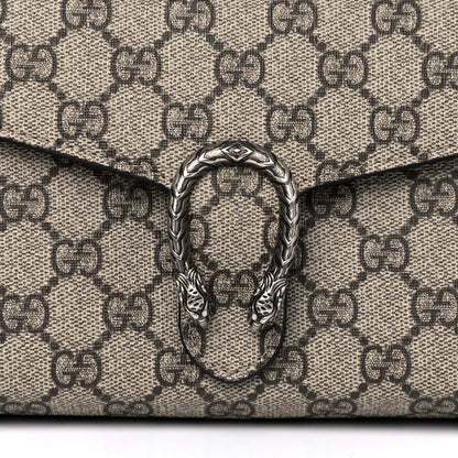 Gucci GG Supreme Monogram Mini Dionysus Chain Wallet Beige Taupe 9 of 13