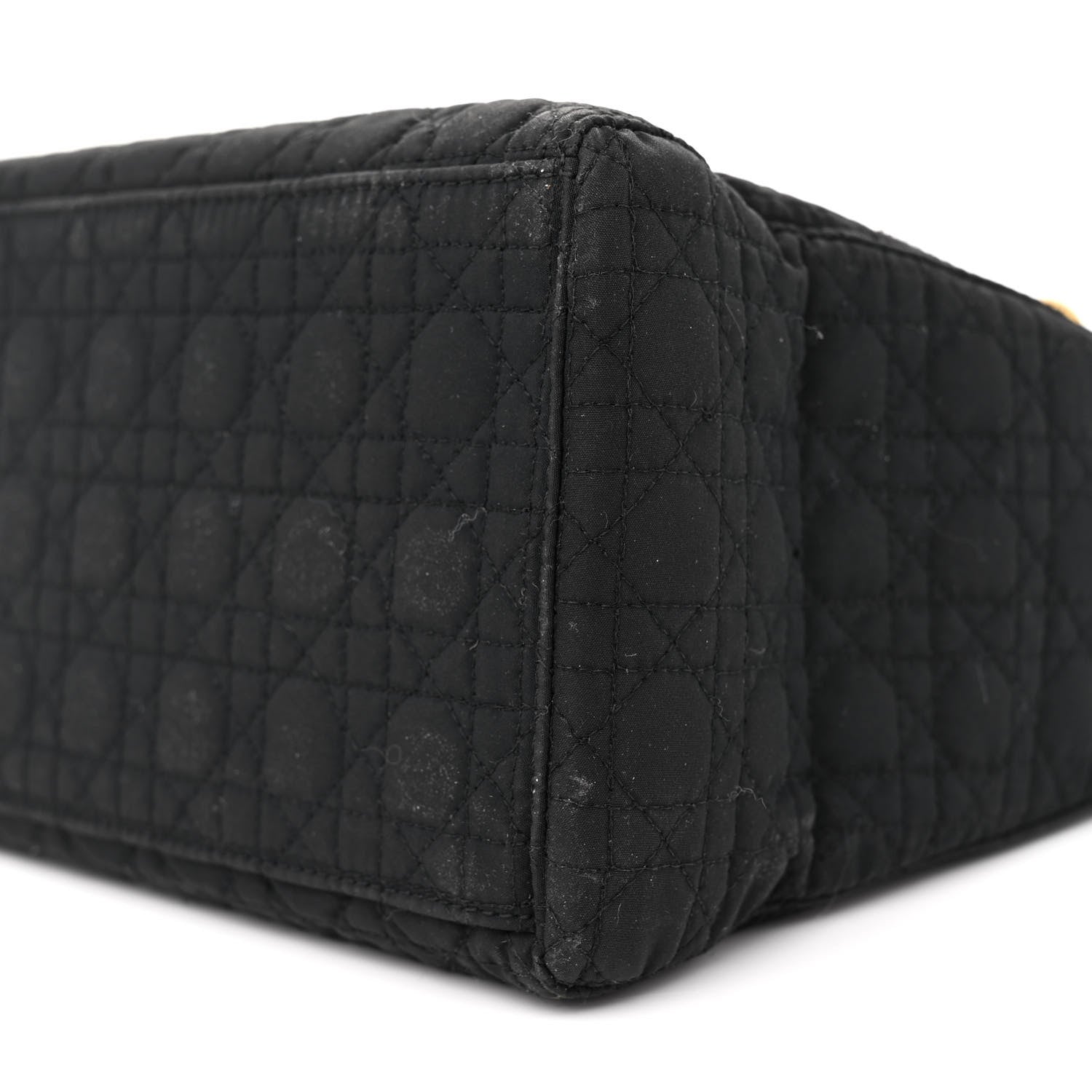 Christian Dior Nylon Cannage Medium Lady Dior Black 10 of 15