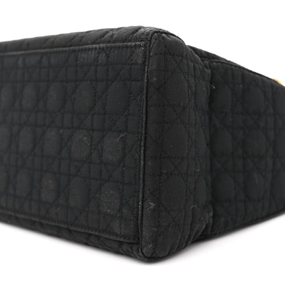 Christian Dior Nylon Cannage Medium Lady Dior Black 10 of 15