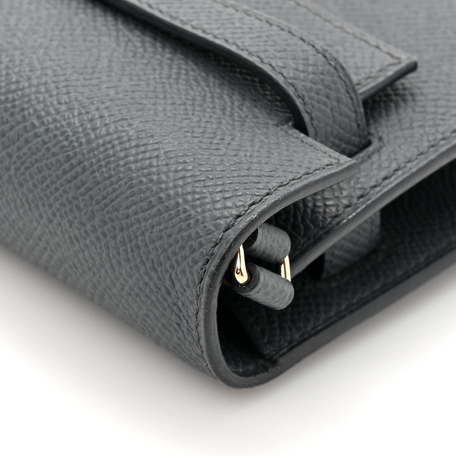 Hermes Epsom Kelly Wallet To Go Cordage Gris Misty Prunoir Jaune Milton 11 of 12