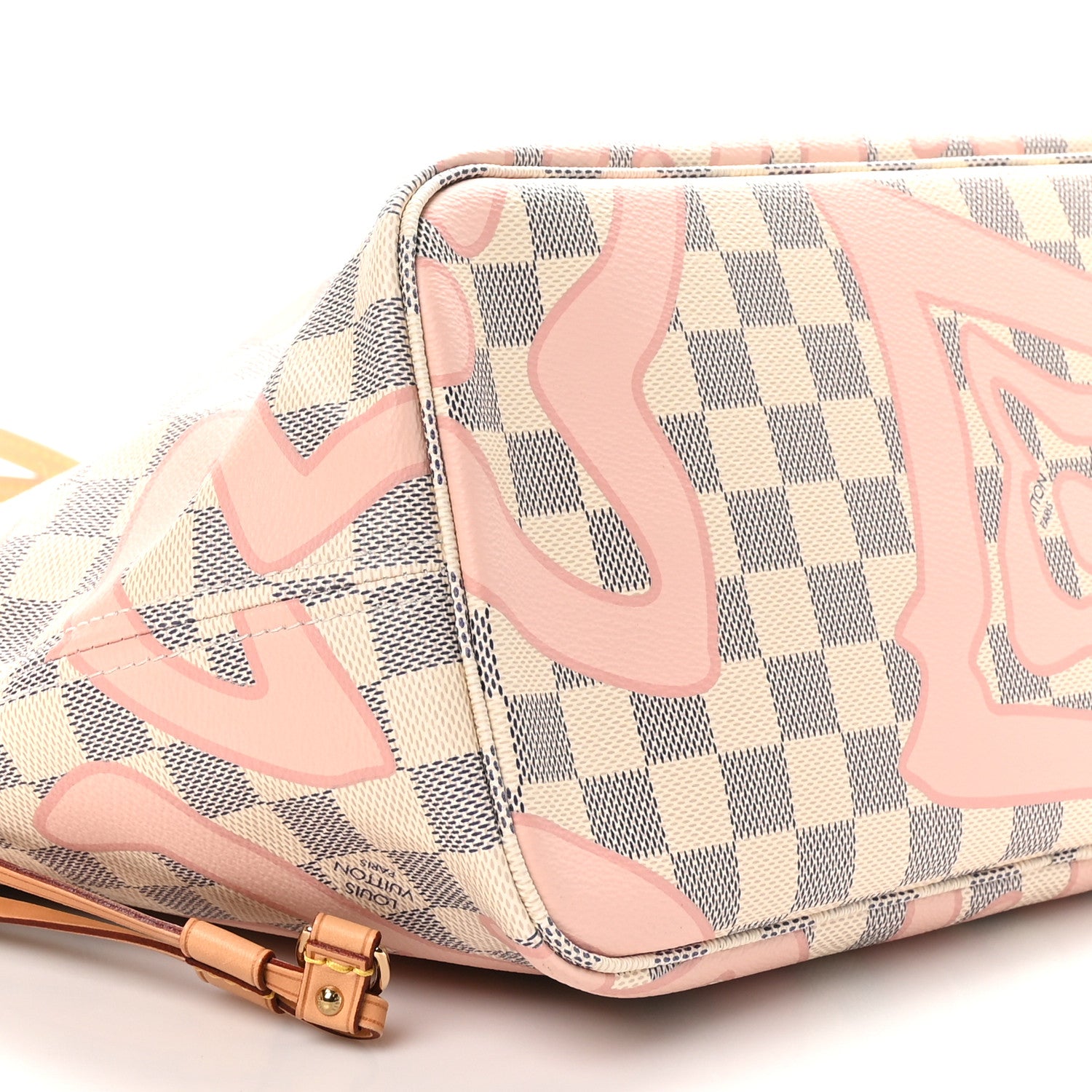 Louis Vuitton Damier Azur Tahitienne Neverfull MM 10 of 11