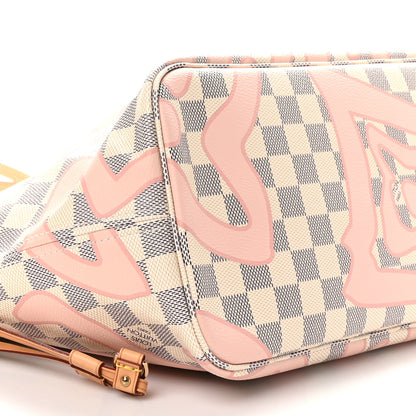 Louis Vuitton Damier Azur Tahitienne Neverfull MM 10 of 11