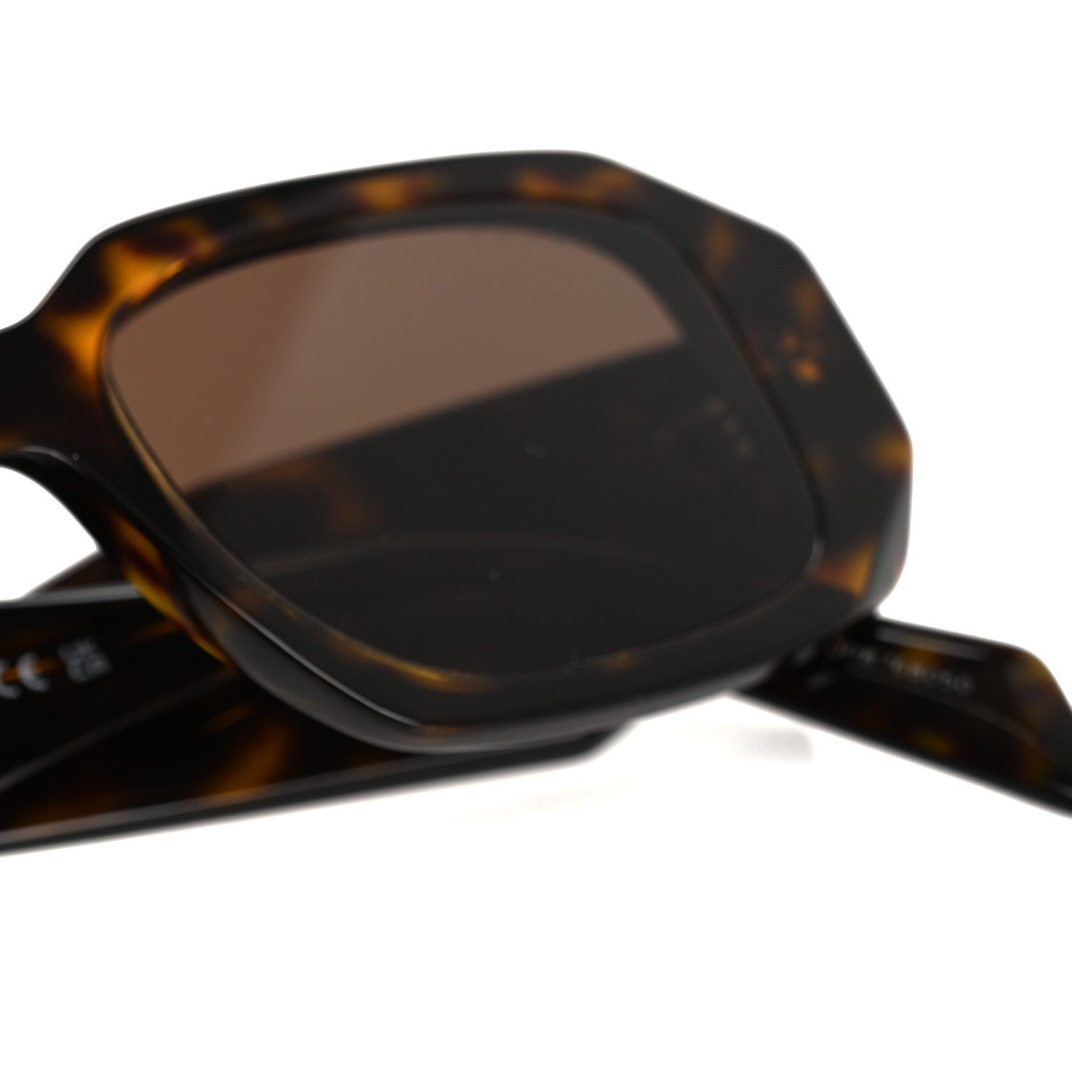 Prada Acetate Symbole Sunglasses SPR 17W Havana 9 of 10