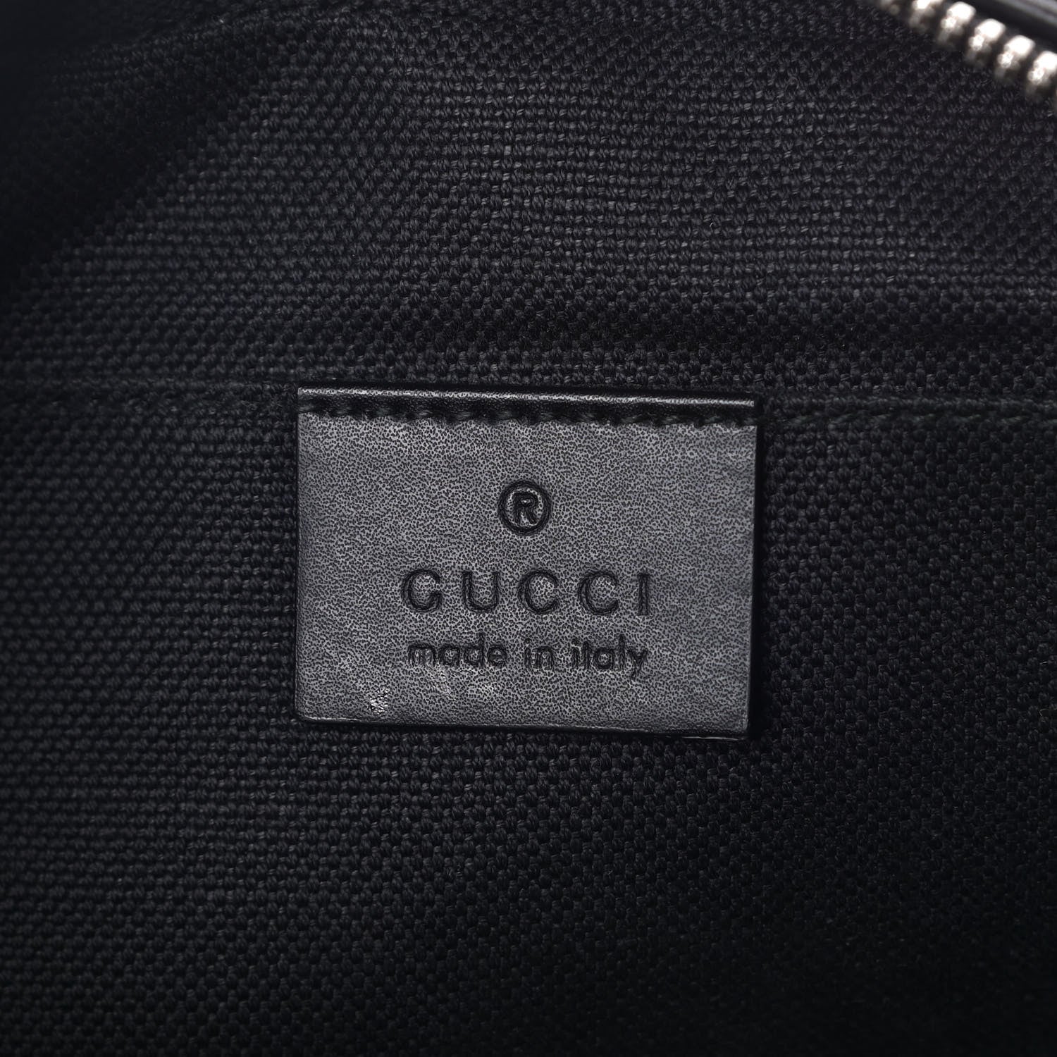 Gucci GG Supreme Monogram Web Shoulder Bag Black Grey 5 of 8