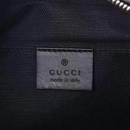 Gucci GG Supreme Monogram Web Shoulder Bag Black Grey 5 of 8
