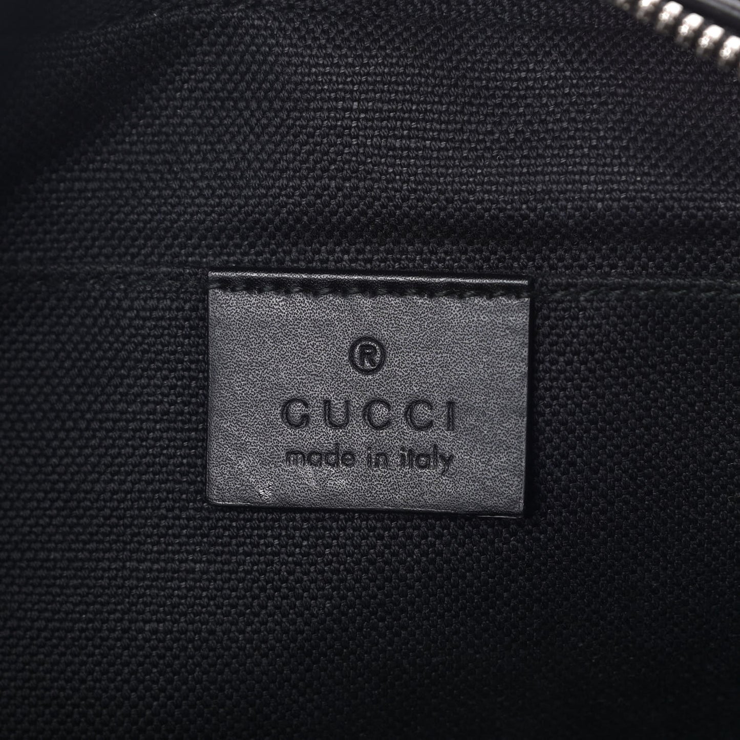 GG Supreme Monogram Web Shoulder Bag Black Grey