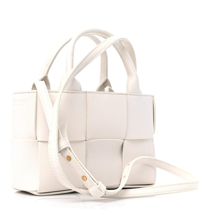 Bottega Veneta Nappa Maxi Intreccio Mini Arco Tote White 4 of 9