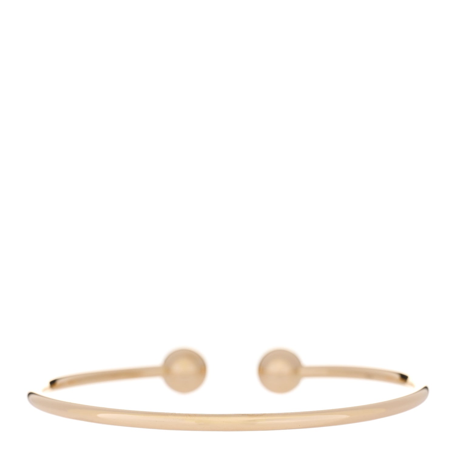 Tiffany 18K Rose Gold 8mm HardWear Ball Wire Bracelet 2 of 5