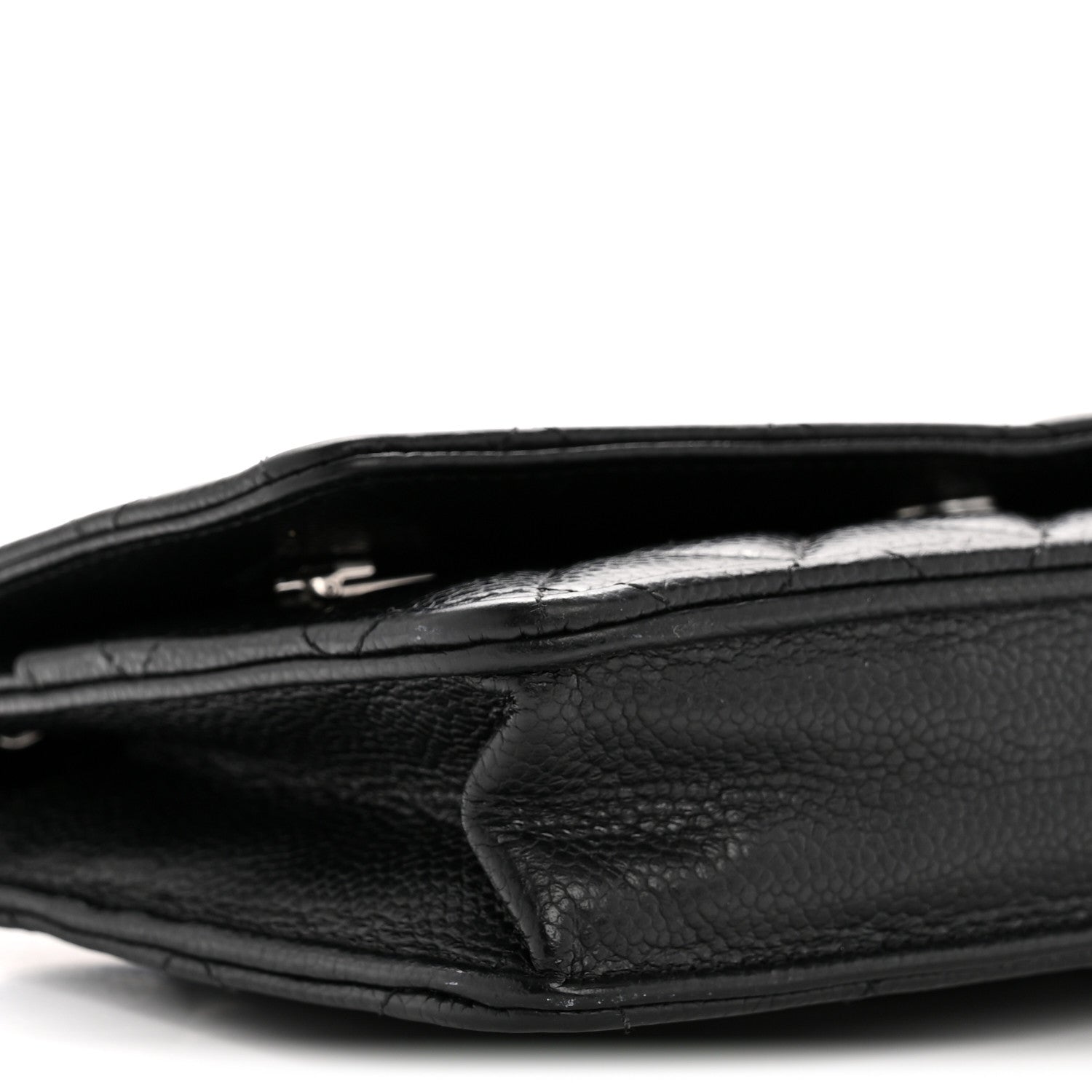 Chanel Caviar Quilted Wallet on Chain WOC Black 10 of 12