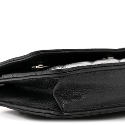 Chanel Caviar Quilted Wallet on Chain WOC Black 10 of 12