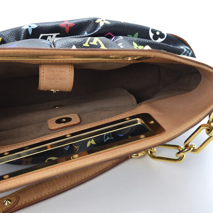 Louis Vuitton Monogram Multicolor Judy PM Black 4 of 10